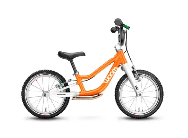 Woom 1 Plus Flame Orange 14" Kinderlaufrad