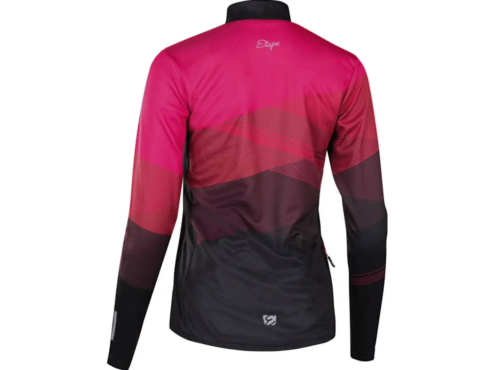 Etape Gaia Damen Langarmtrikot Magenta/Schwarz
