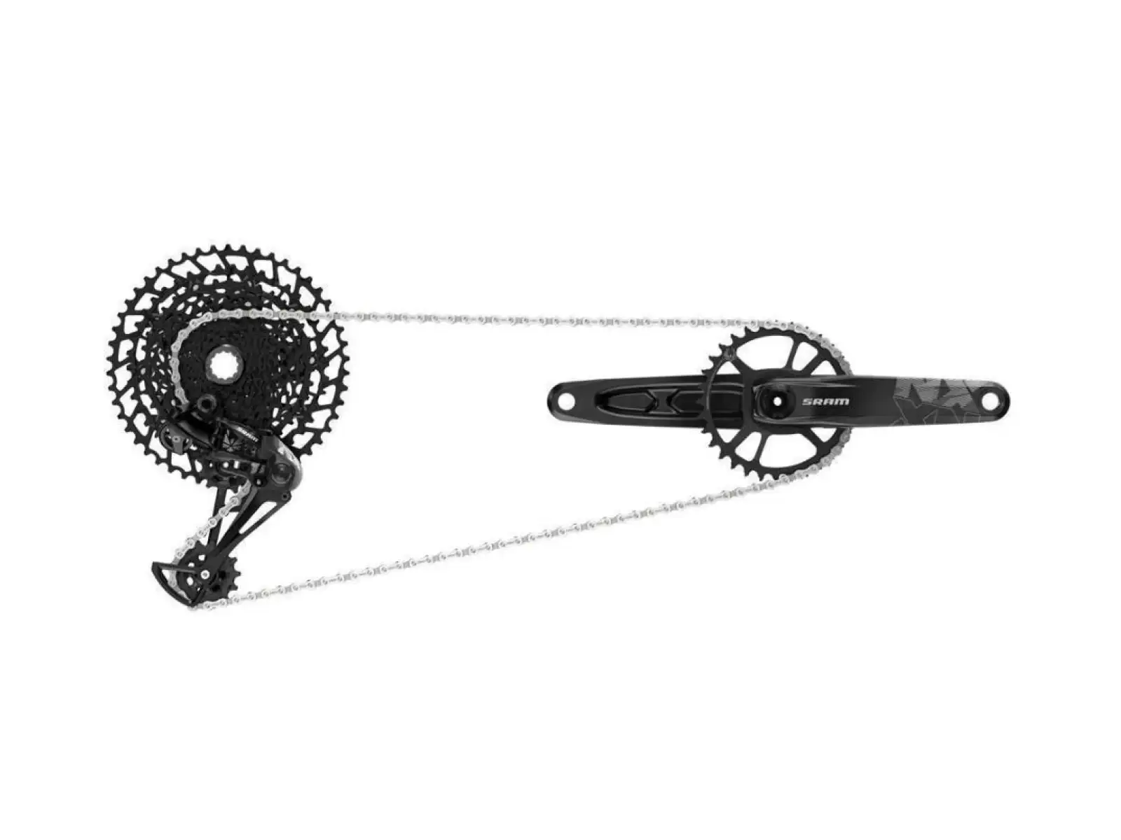 Sram NX Eagle DUB Boost Gruppe 175 mm, DM 32 Zähne