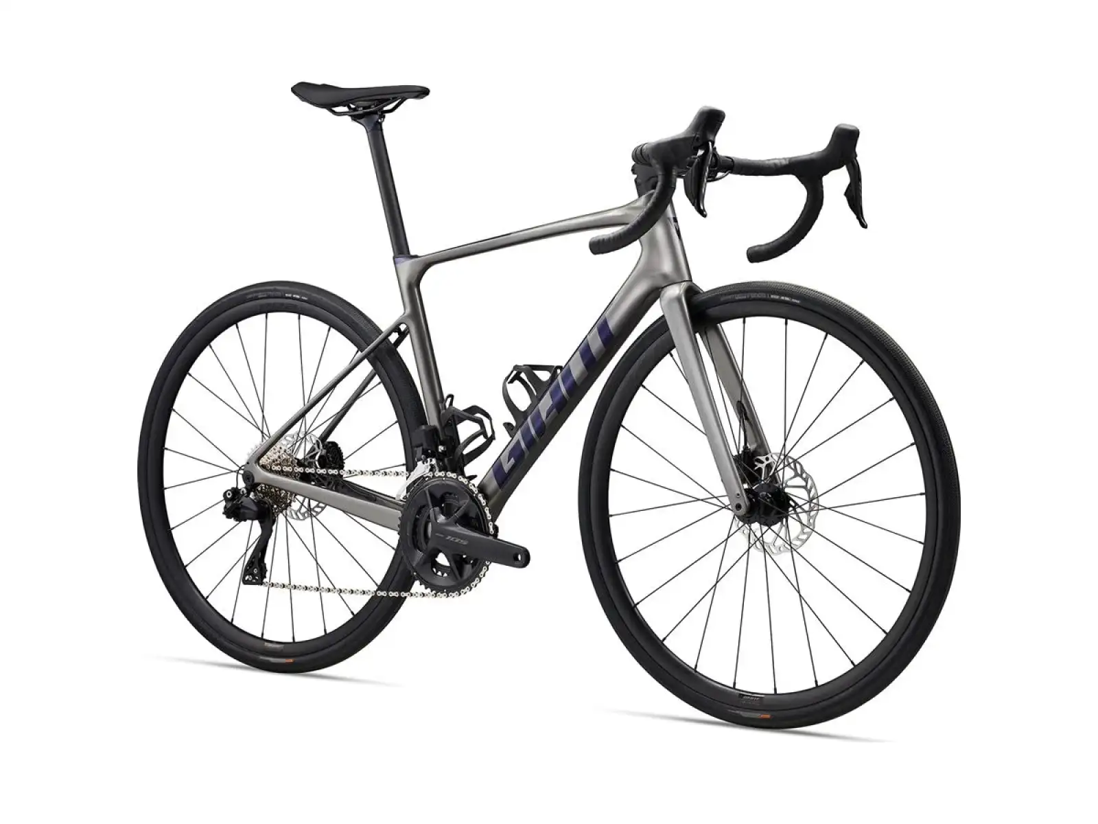 Giant Defy Advanced 1 Rennrad Charcoal / Milchstraße