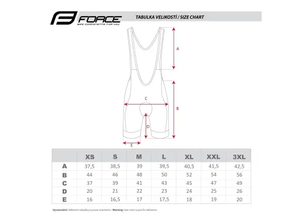 Force Stripe Shorts mit Latz und Polsterung Schwarz/Grau