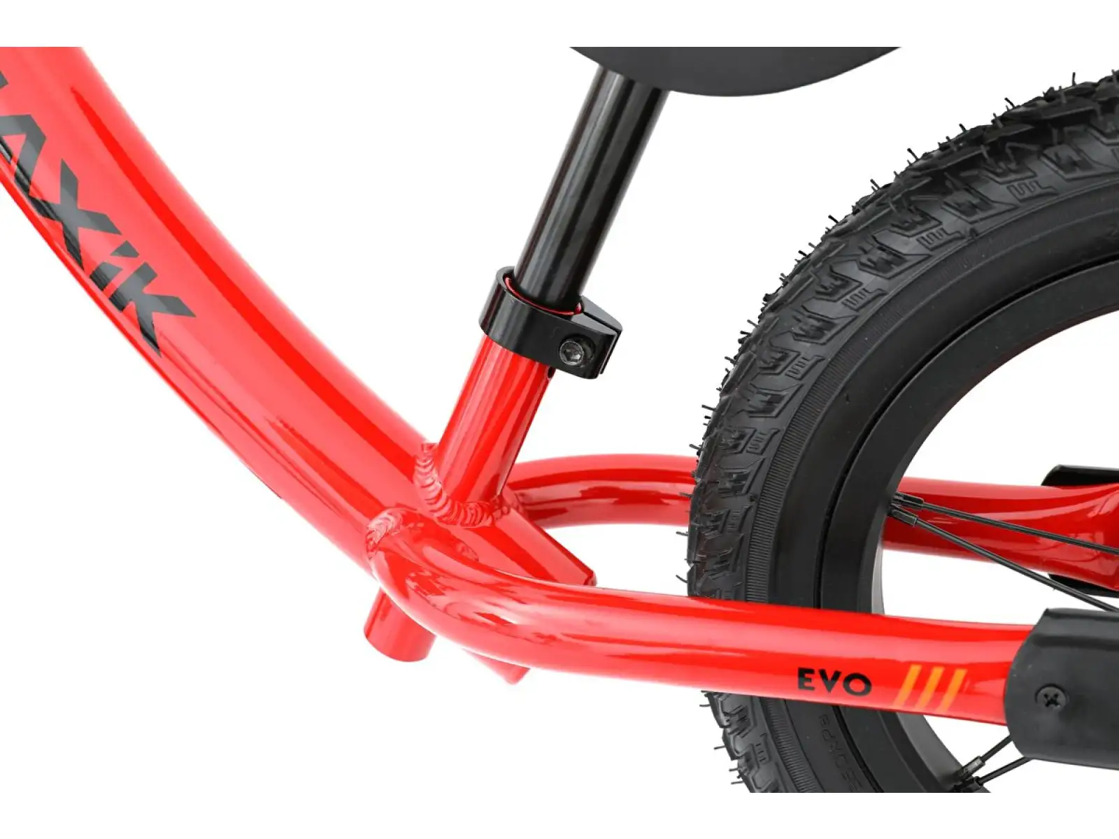 MAXÍK Evo Lite Kinderlaufrad rot/orange + Riemen YAK