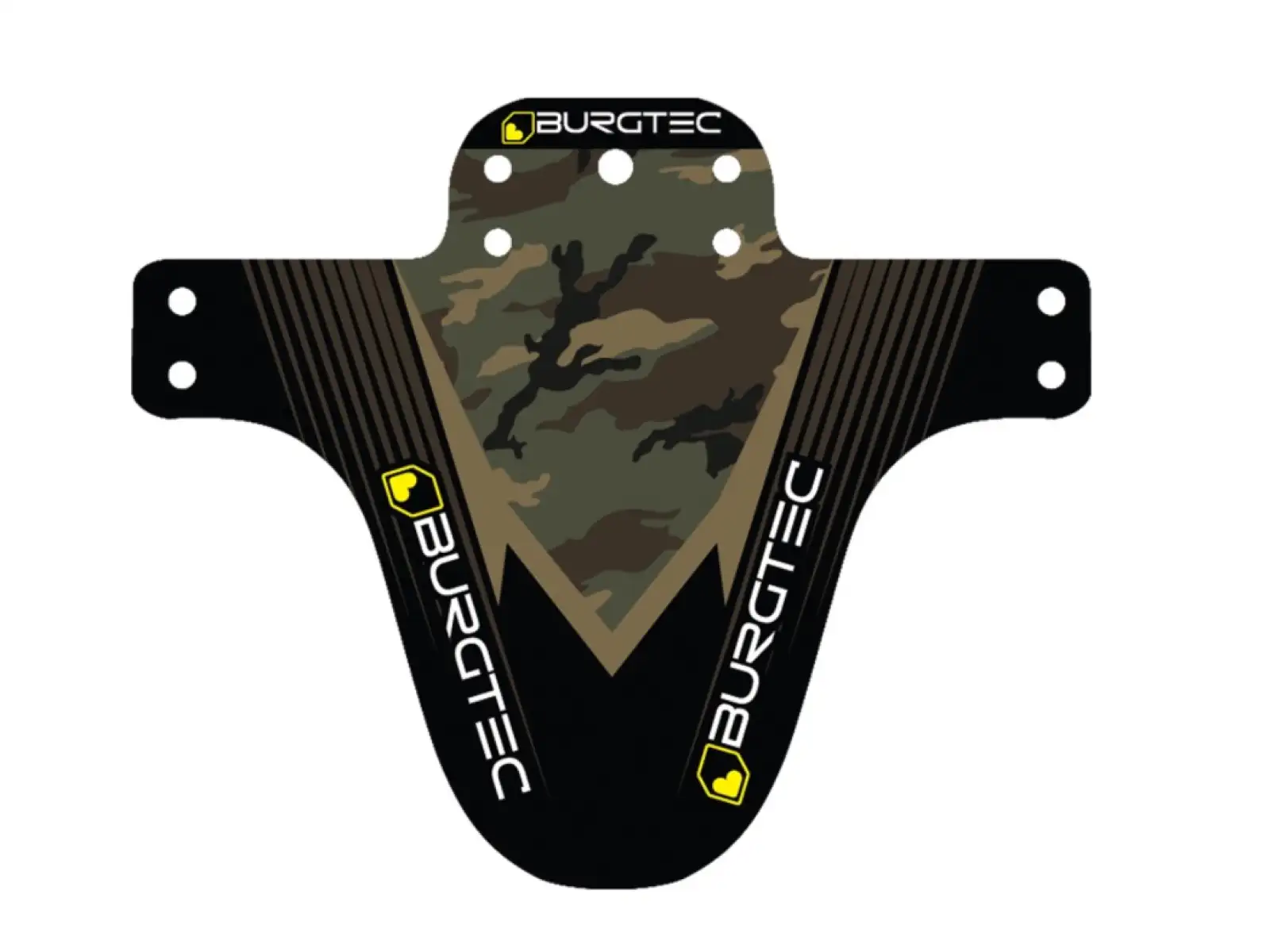 Burgtec Moto Budguard Vorderschutzblech Camouflage/Schwarz
