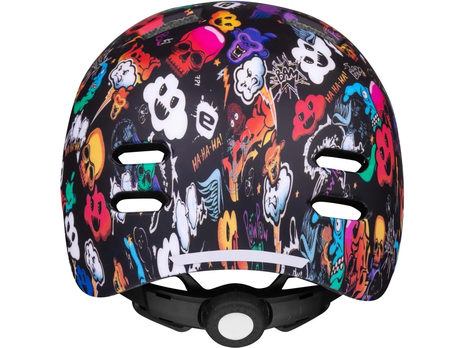 Etape Buddy Kinder-Fahrradhelm schwarz/Grafik matt