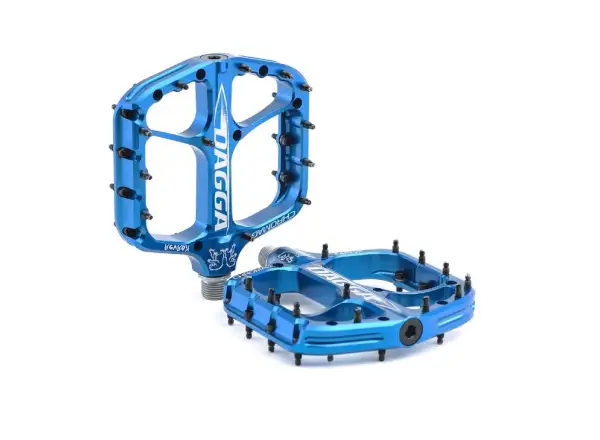 Chromag Dagga Plattformpedale Blau