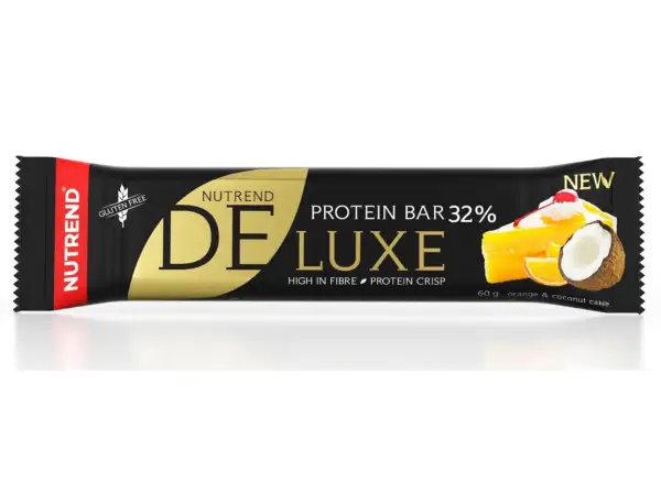 Nutrend Deluxe Proteinriegel, 60g, Orangen-Kokos-Kuchen