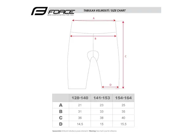 Force Kid Victory Kinder Shorts mit hohem Bund und Polsterung rosa