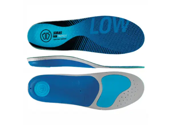 Sidas 3feet Run Protect Low Arch Einlagen für Laufschuhe niedrigem Fußgewölbe 1 Paar