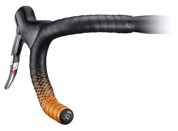 Ciclovation Leather Touch Fusion Lenkerband schwarz/orange