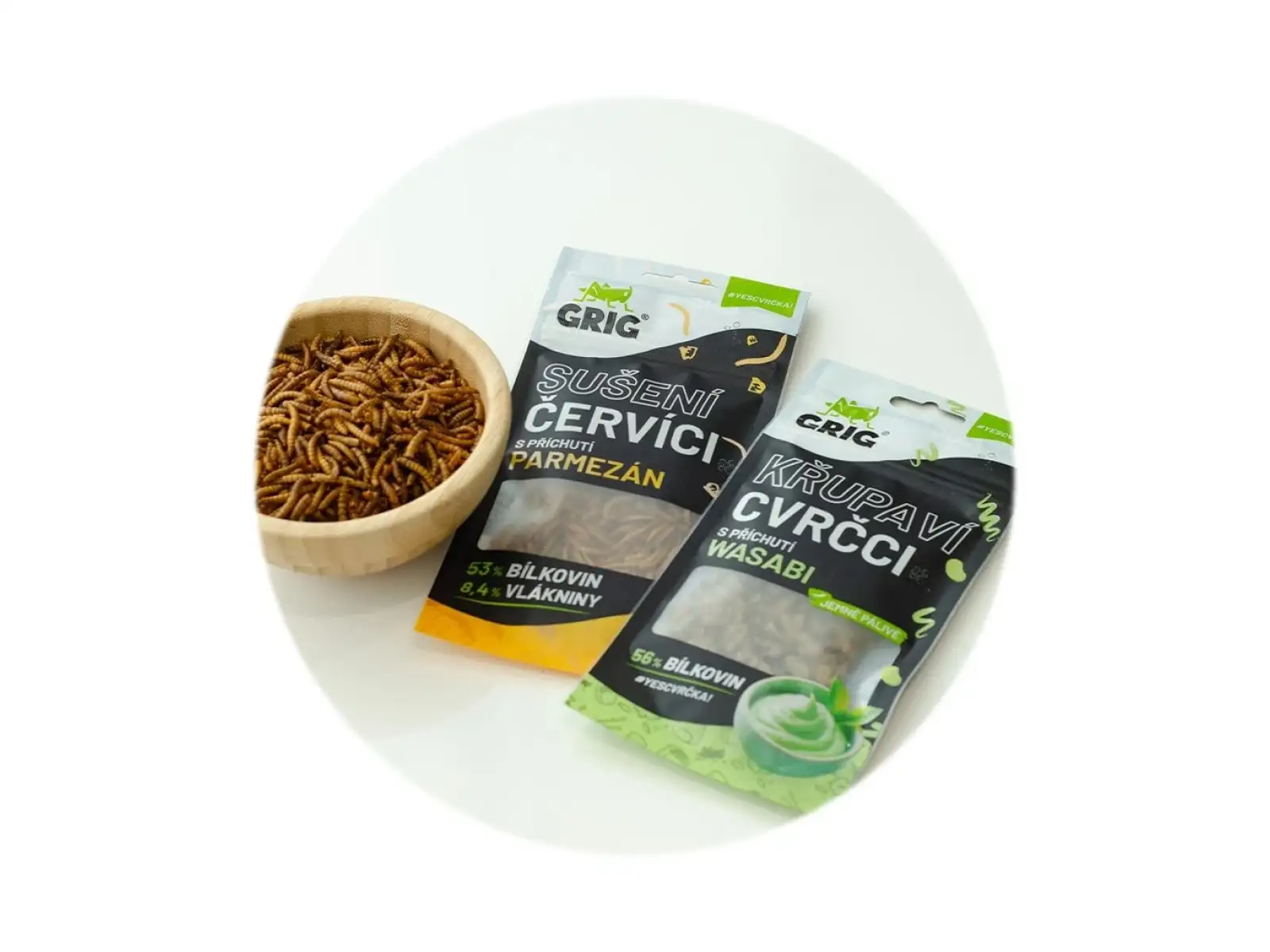 Grig knusprige Wasabi-Heuschrecken, 13 g