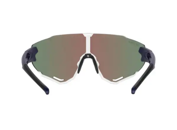 Force Creed Brille in Blau/Weiß/Blau mit Revo-Gläsern.