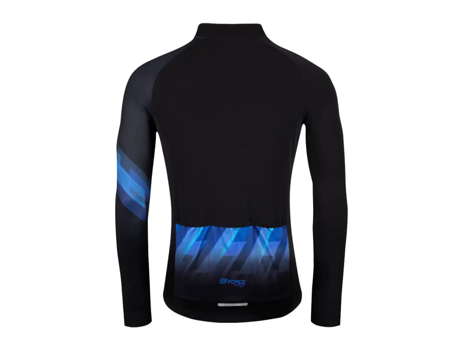 Force Ridge Herrentrikot langärmlig schwarz/blau