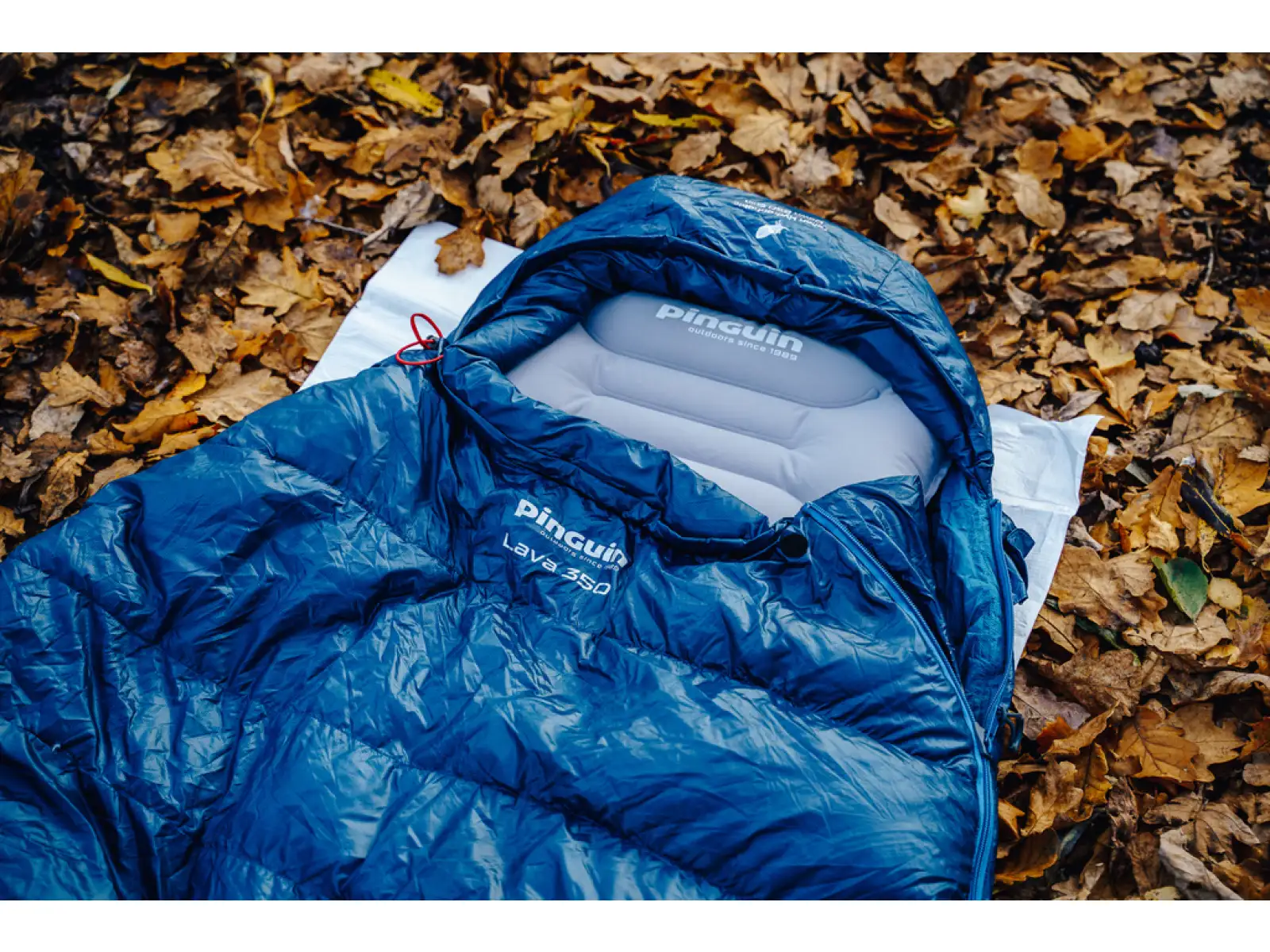 Pinguin Lava 350 Schlafsack 195 cm grün links