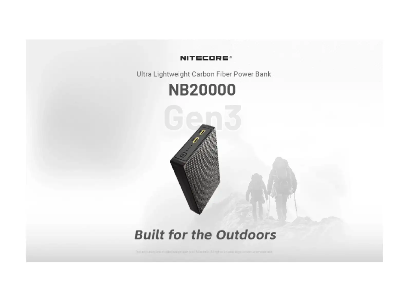 Powerbank Nitecore NB20000 Gen3 leistungsstark