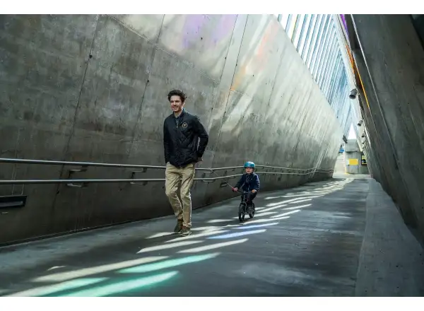 Kidreel Rolle für Kinderfahrräder blau