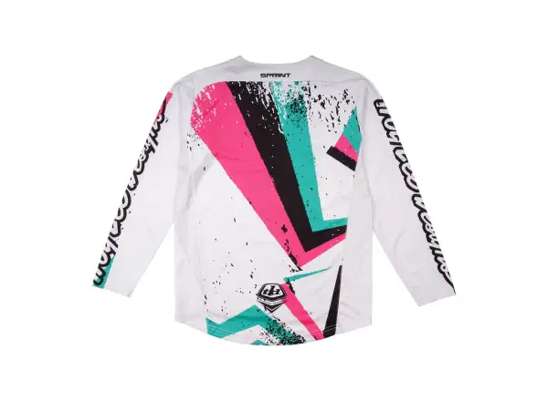 Troy Lee Designs Sprint Full Pull Kindertrikot Langarm Chalk