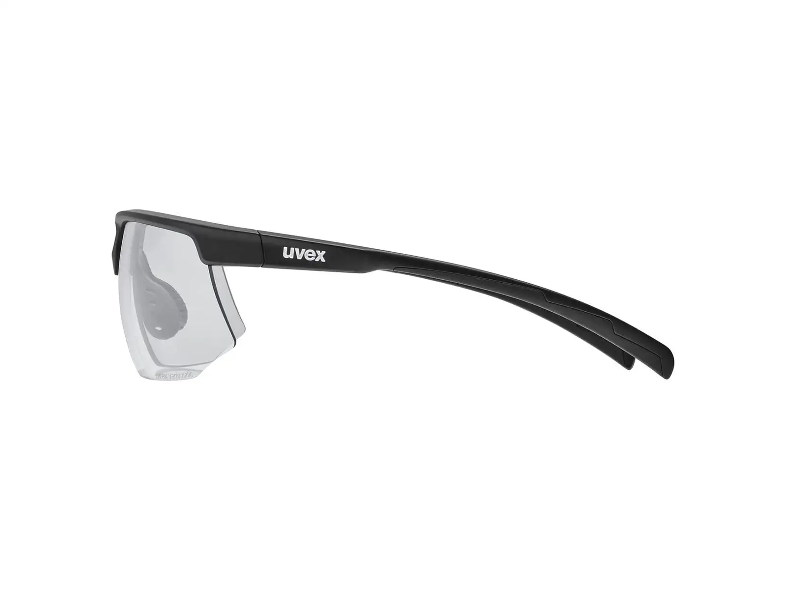 Uvex Aerios Sportbrille Black Matt/Smoke