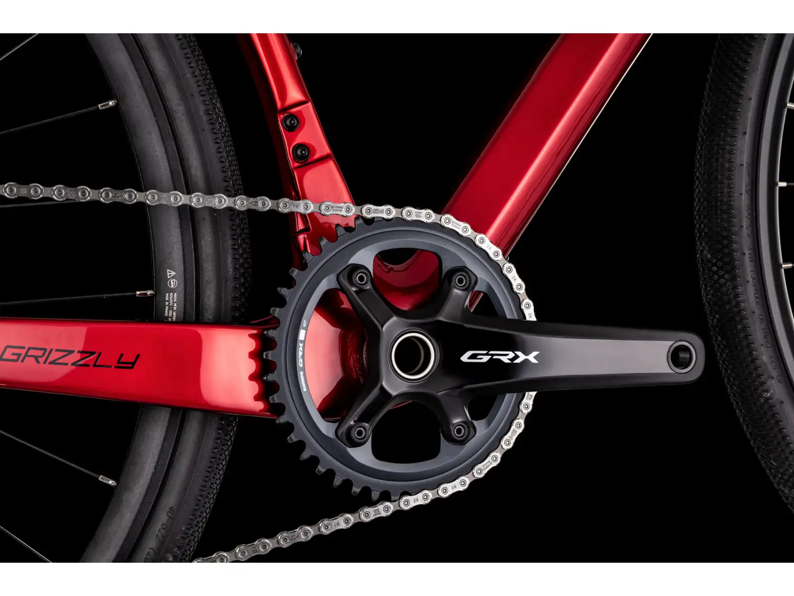 4Ever Grizzly Elite Gravelbike Flame red
