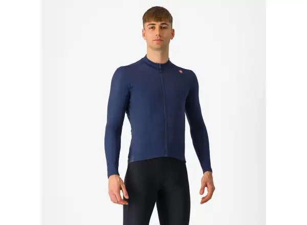 Castelli Espresso Thermal Herrentrikot belgischblau.