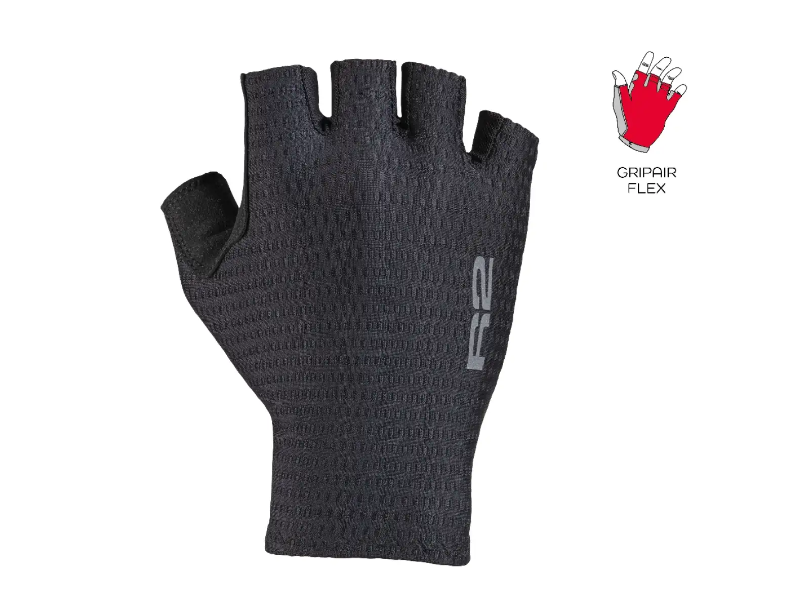 R2 Topas Fahrradhandschuhe schwarz