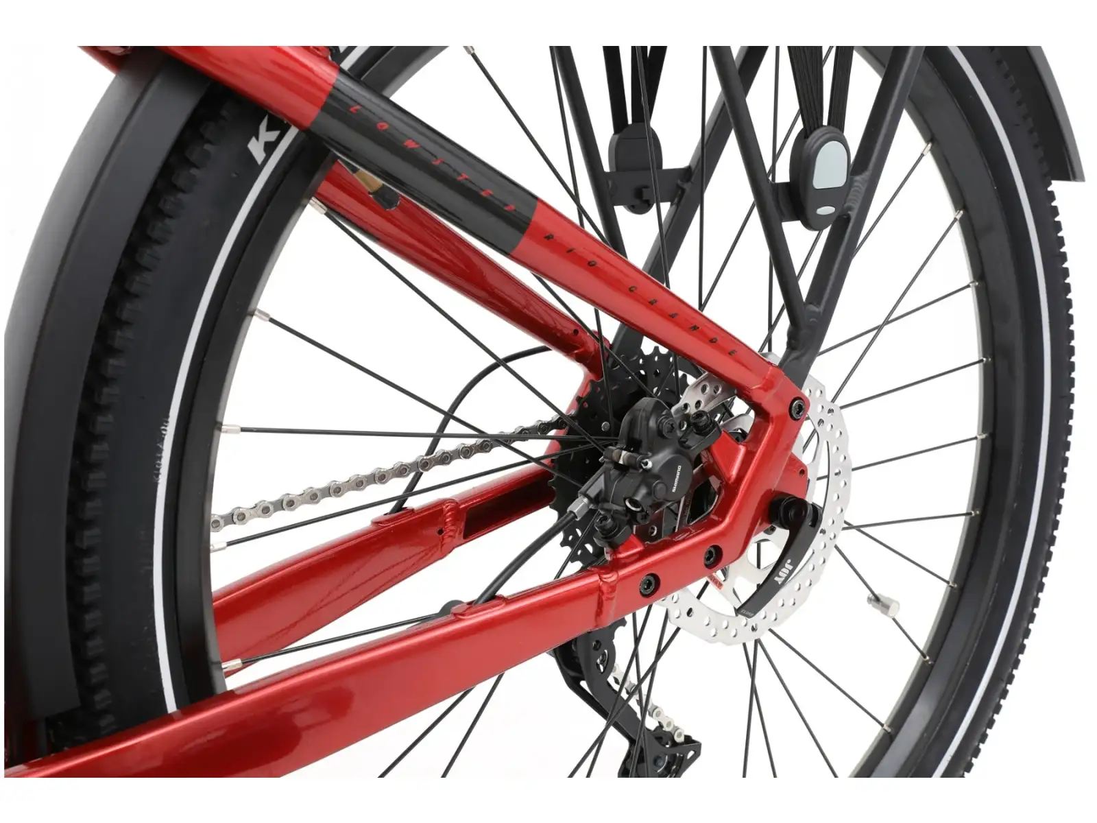 APACHE Rio Grande 3 MX 720 Wh Tiefeinsteiger E-Bike rot