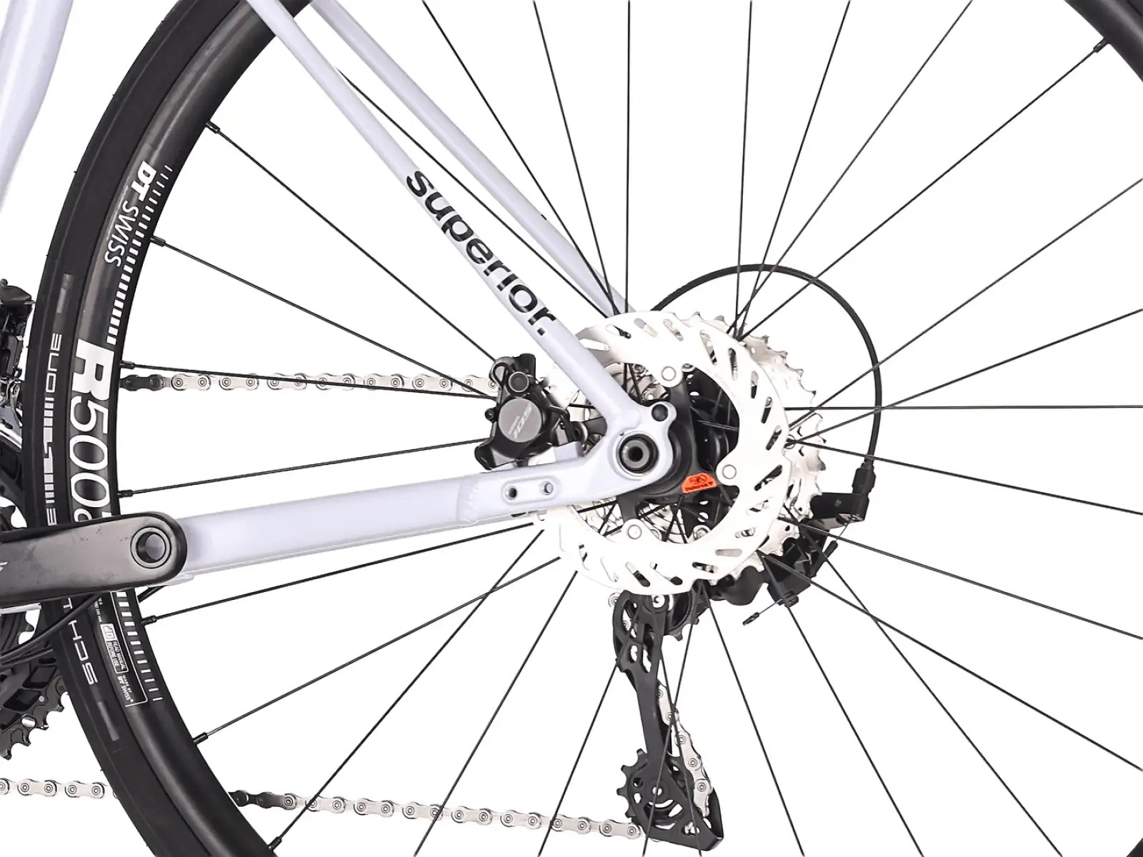 Superior XR 6.5 GF Rennrad Gloss Black / White