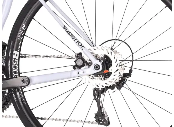 Superior XR 6.5 GF Rennrad Gloss Black / White
