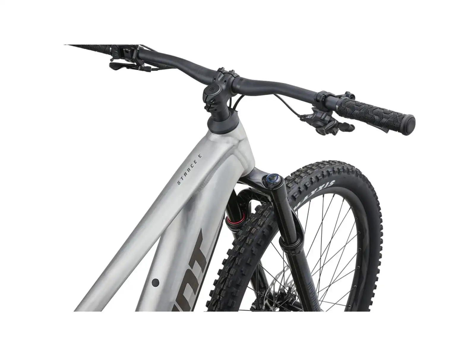 Giant Stance E+0 Pro Mountain E-Bike Raw Aluminum