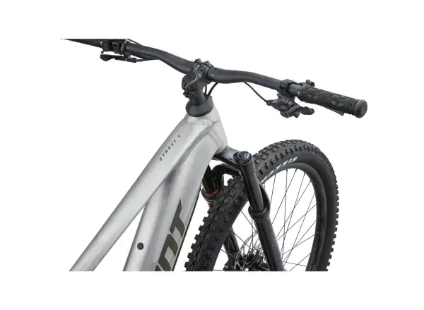 Giant Stance E+0 Pro Mountain E-Bike Raw Aluminum
