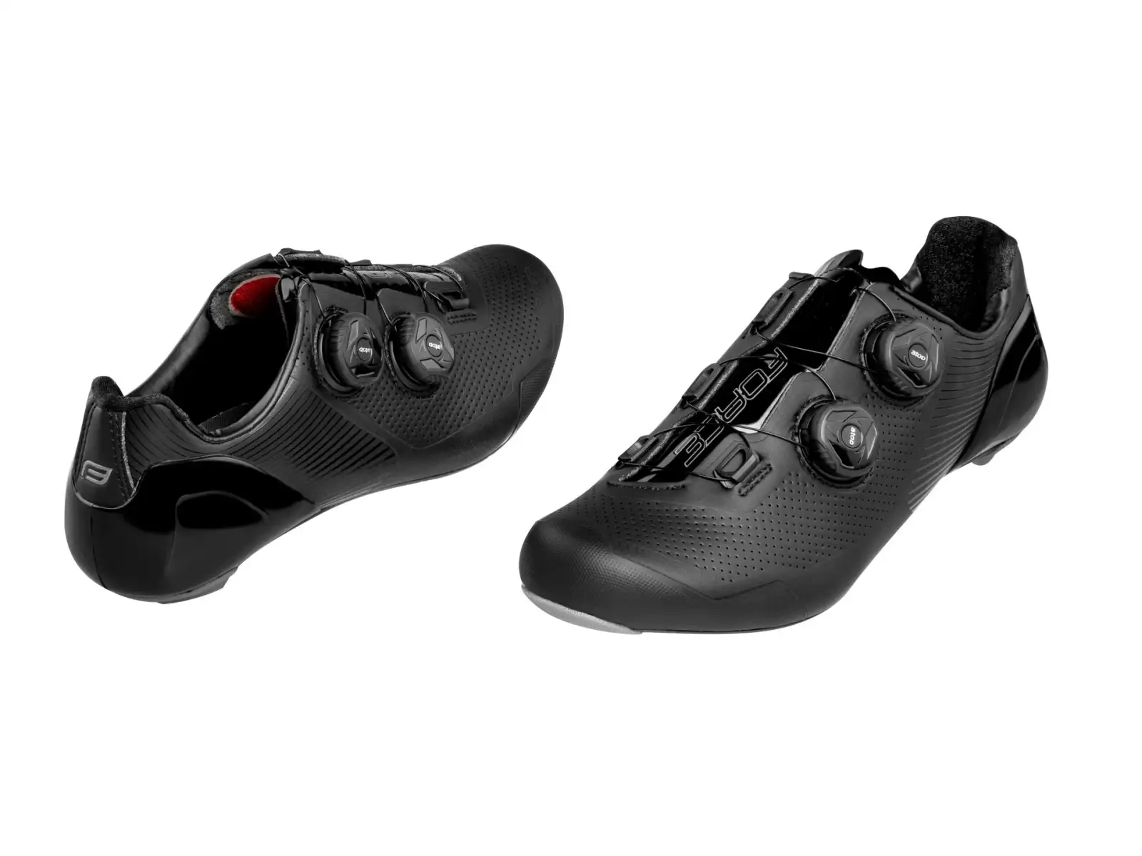 Force Road Warrior Carbon Straßen-Radschuhe für Männer Schwarz