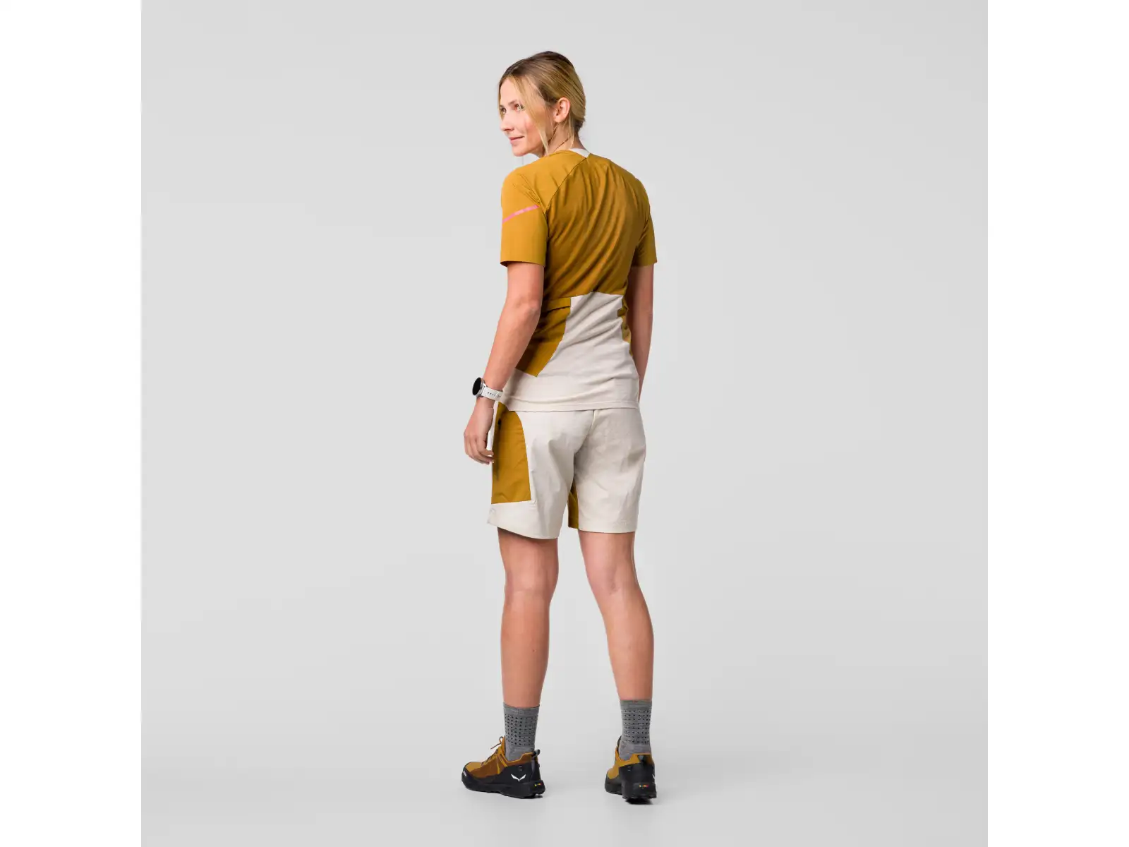 Salewa Vento AM HZT Damen kurzarm Shirt Haferflocken