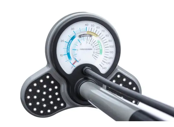 Cannondale Präzise Fußpumpe Werkstättenpumpe schwarz/grau