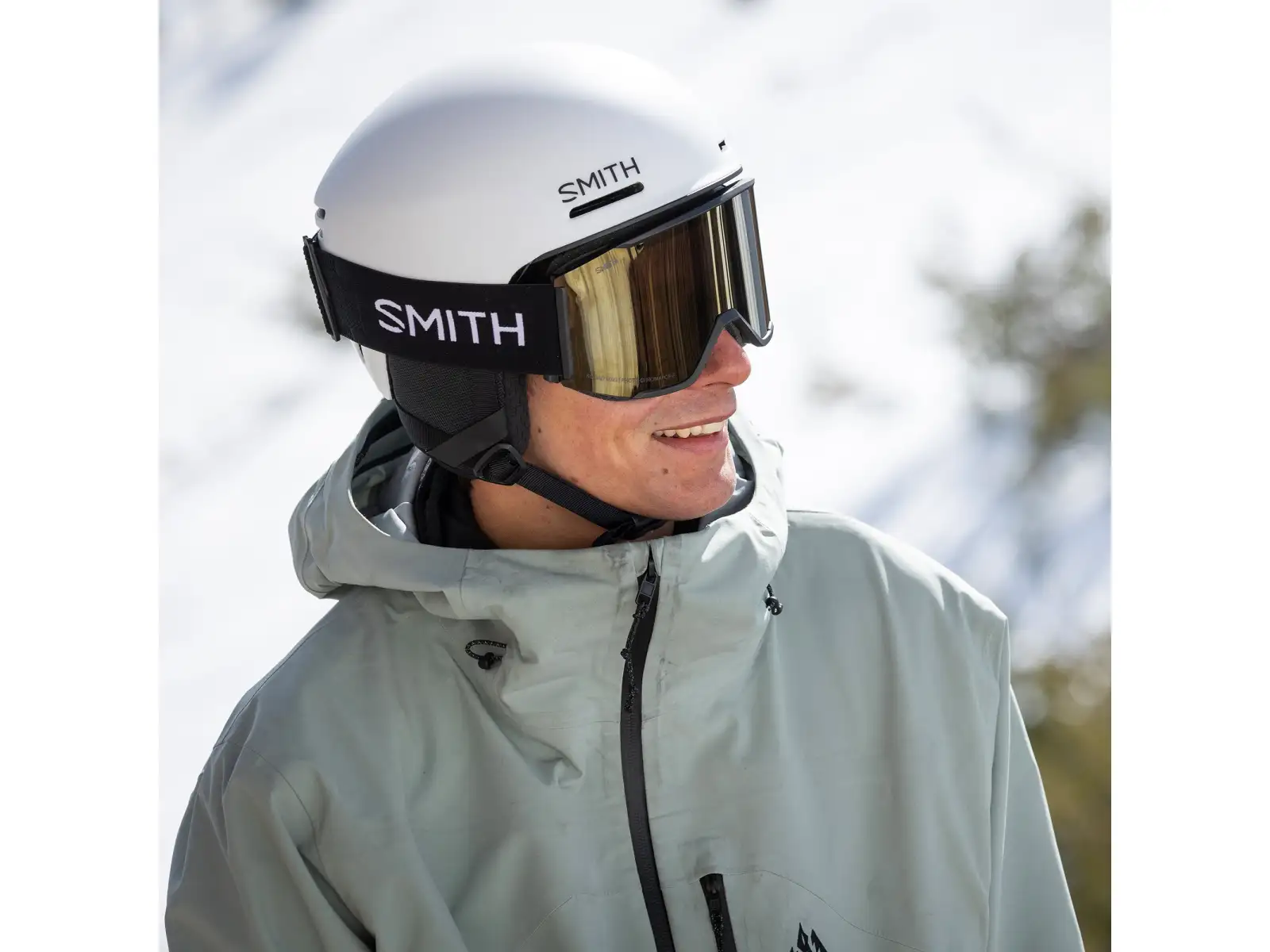 Smith Method Pro MIPS Skihelm Matte White