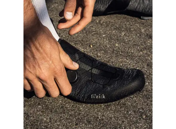 Fizik Vento Infinito Knit Carbon 2 Wide Rennrad Herren Schuhe Black/Black