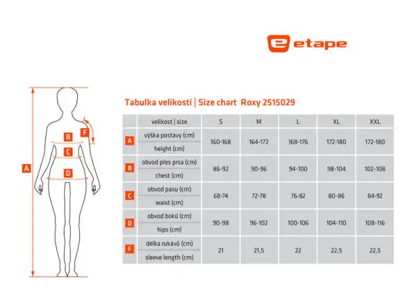 Etape Roxy Damen Loose-Trikot Kurzarm – Pink/Weiß