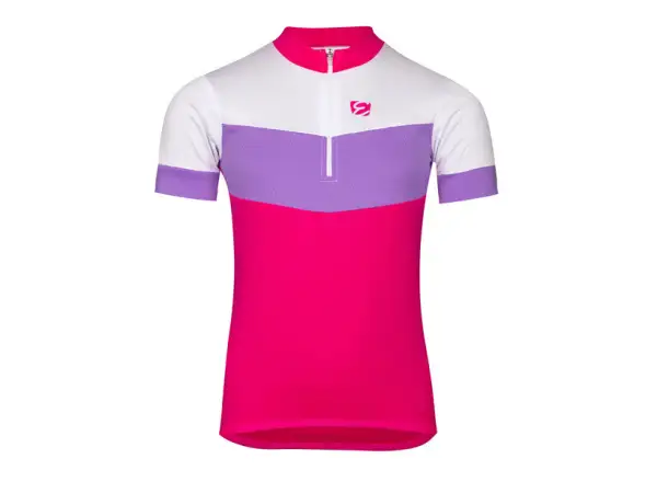 Etape Peddy 2.0 Kindertrikot Kurzarm Lila/Rosa