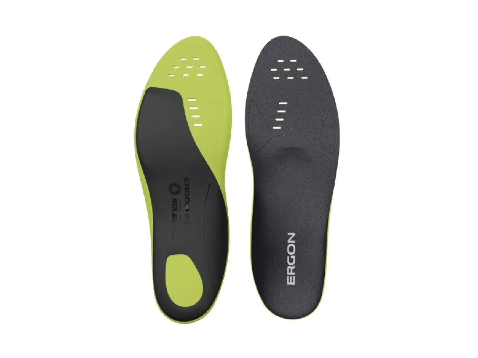 Ergon IP Pro Solestar Einlegesohlen für Schuhe schwarz/grün