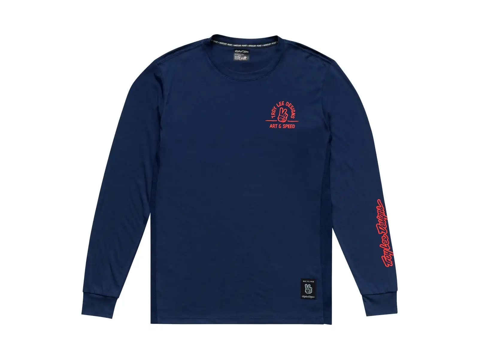 Troy Lee Designs Skyline Ride Herren-Trikot Langarm Locals/Midnight