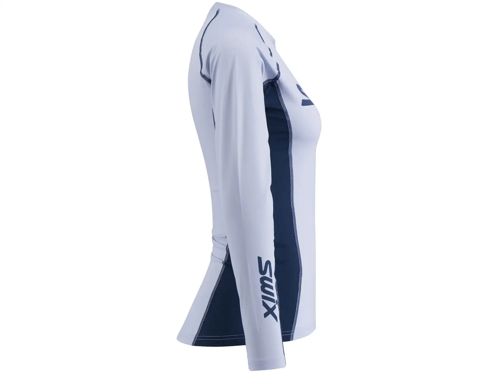 Swix RaceX Dry Damen langarm T-Shirt Heather/Lake Blue
