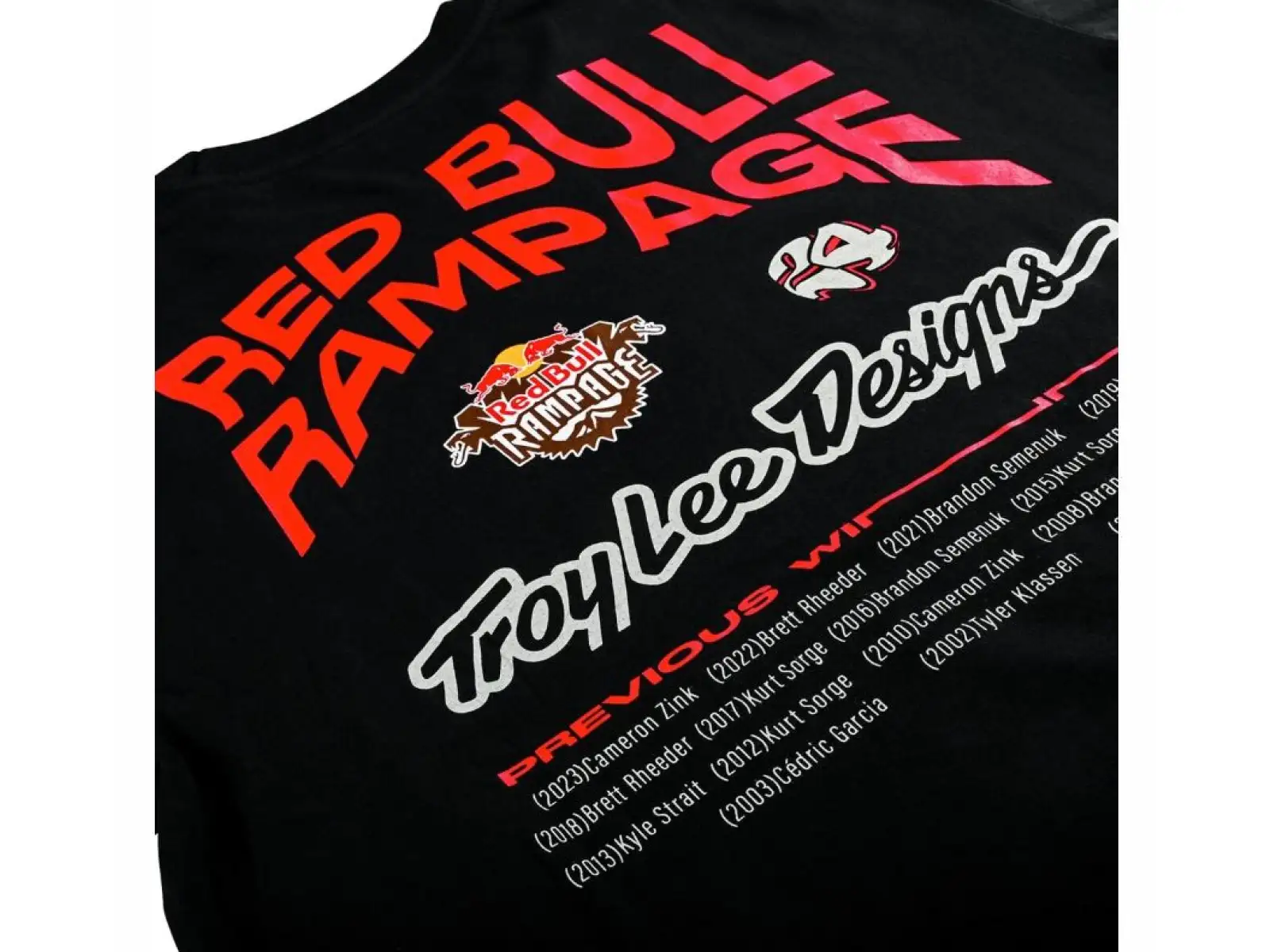 Troy Lee Designs x Red Bull Rampage Mind Melt Herren T-Shirt kurzarm Black