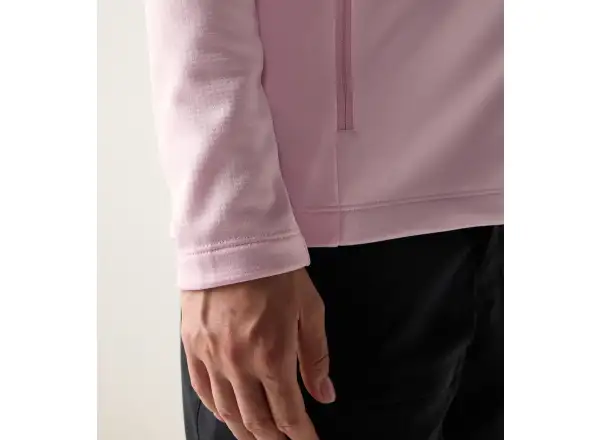 Haglöfs Korp Mid Hood Damen-Sweatshirt Fresh Pink