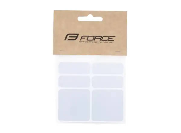 Force Set reflektierender Aufkleber 6 Stk silberfarben
