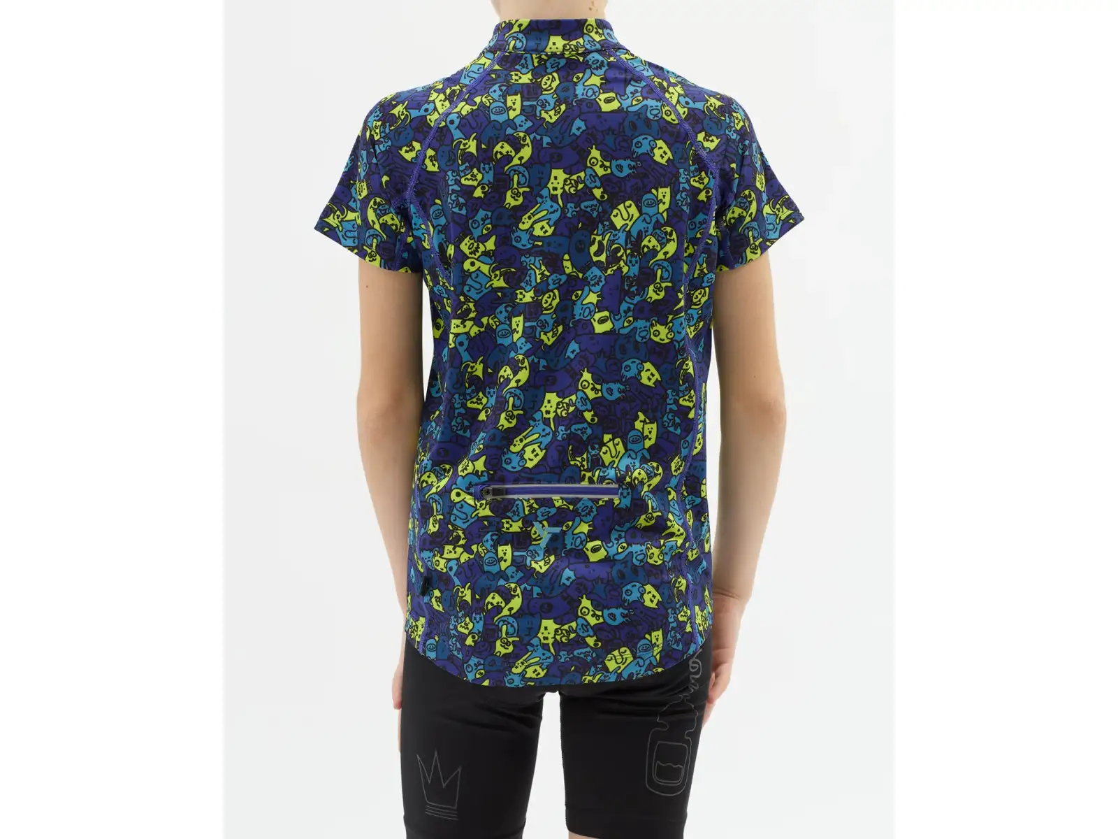 Silvini Scrivia Kindertrikot Kurzarm Blue/Neon