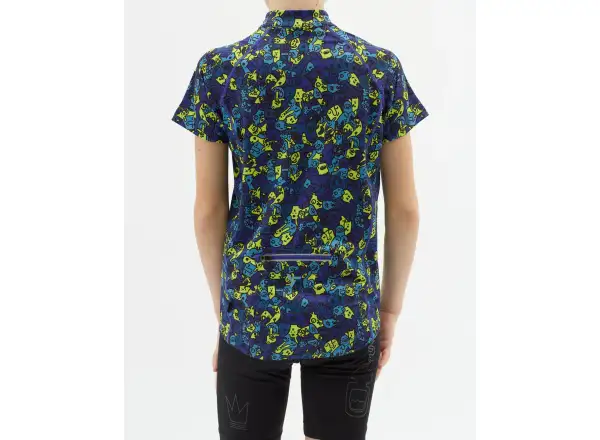 Silvini Scrivia Kindertrikot Kurzarm Blue/Neon