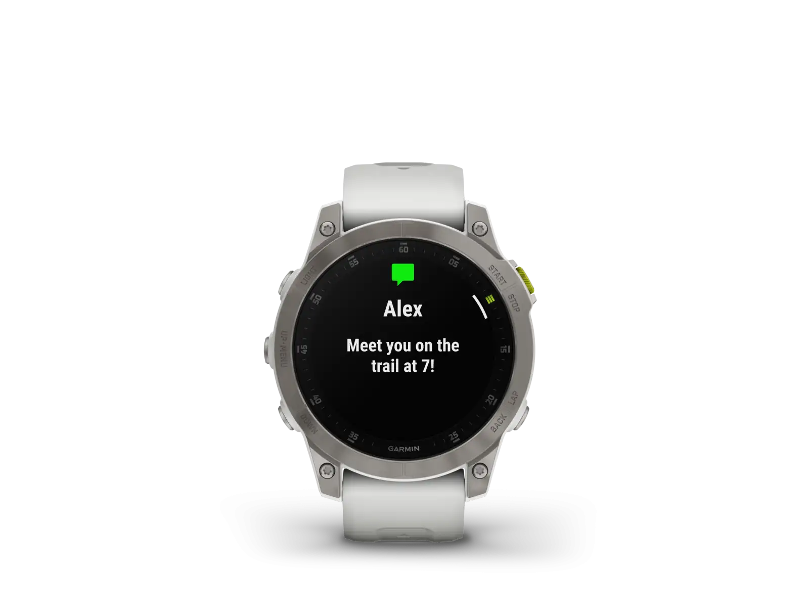 Garmin Epix Generation 2 Sapphire Edition Smartwatch Titanium/Weiß