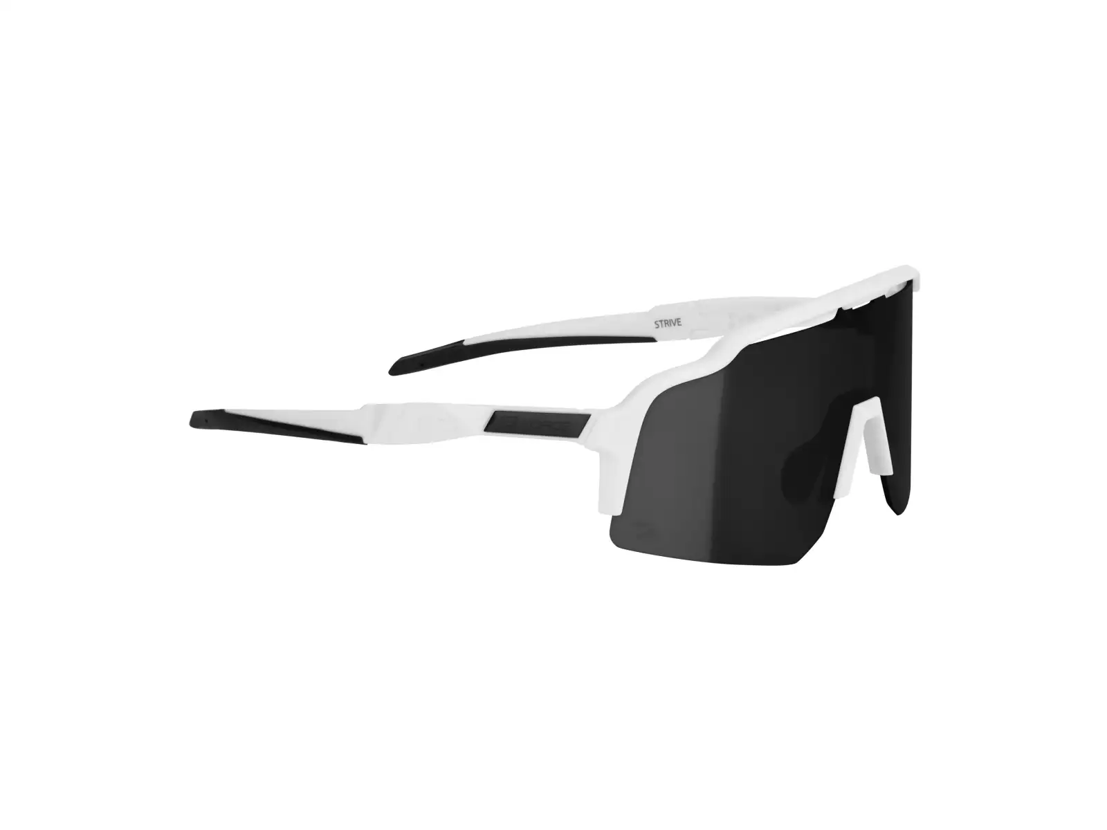 Force Strive Brille weiß/schwarz Spiegelglas