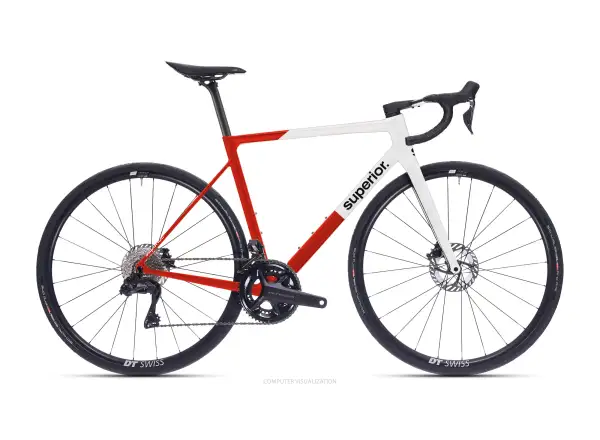Superior RR 9.5 Rennrad Gloss Red / White