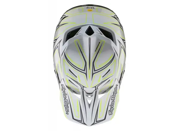 Troy Lee Designs D4 Composite MIPS Pinned Helm Light Gray