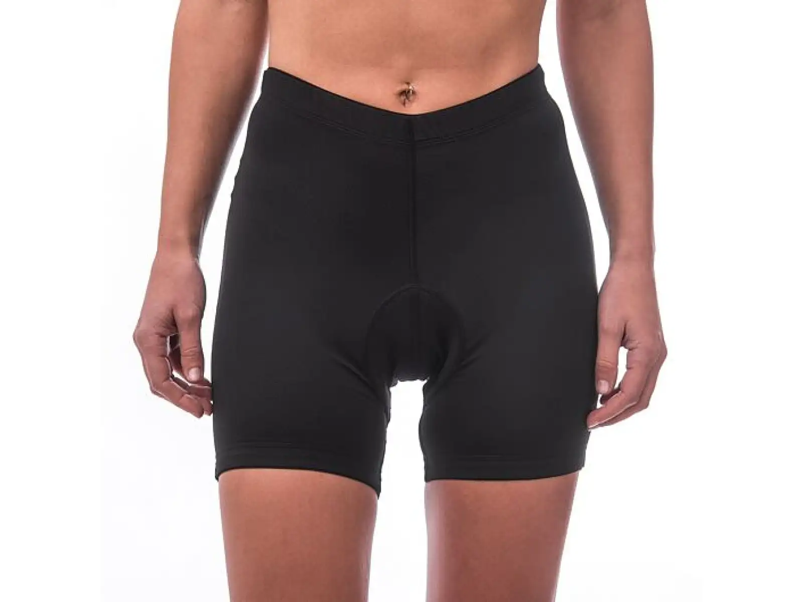 Sensor Cyklo Basic Damen Fahrrdhose mit Polsterung True Black