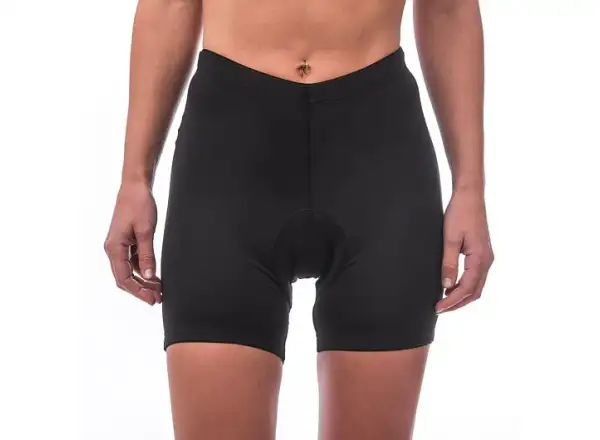 Sensor Cyklo Basic Damen Fahrrdhose mit Polsterung True Black
